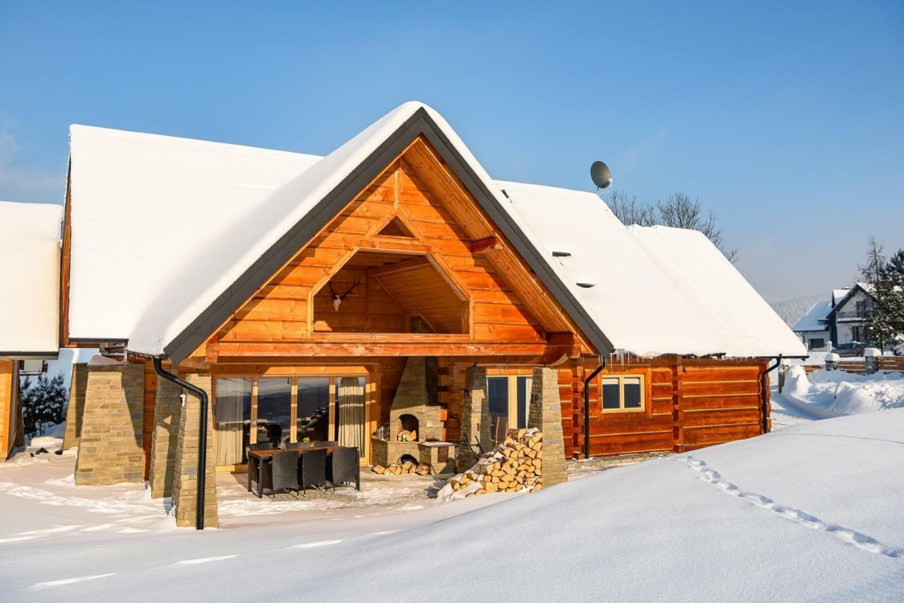 Labowska Chata - Basen, Sauna, Grota Solna Łabowa Exterior foto