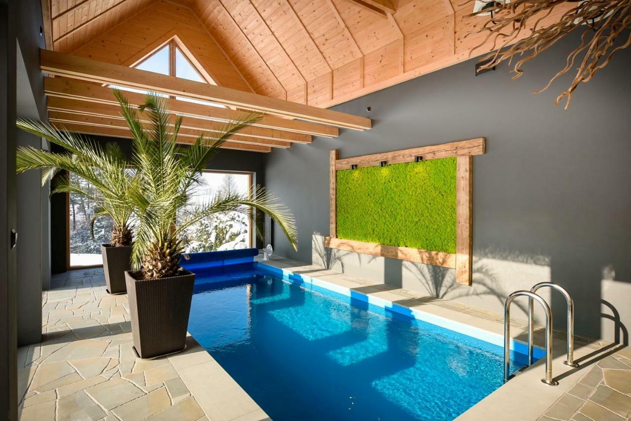 Labowska Chata - Basen, Sauna, Grota Solna Łabowa Exterior foto